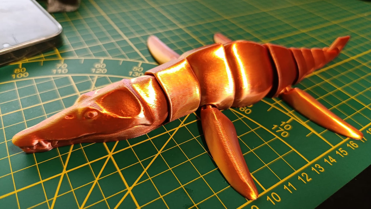 Liopleurodonte Flexy in PLA – Il Predatore Marino dell’Era Giurassica